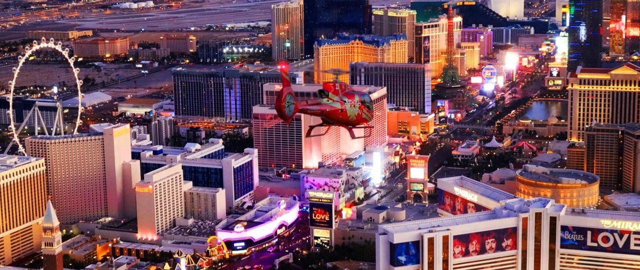 Las Vegas Strip Helicopter Night Flight, Pengalaman Tak Terlupakan Melihat Gemerlap Kota dari Ketinggian